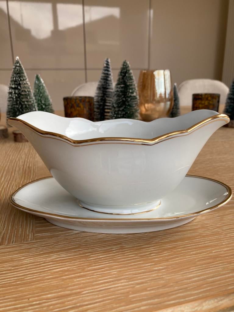 Sauskom Bavaria Mitterteich wit porselein, Antiek en Kunst, Antiek | Servies los, Ophalen