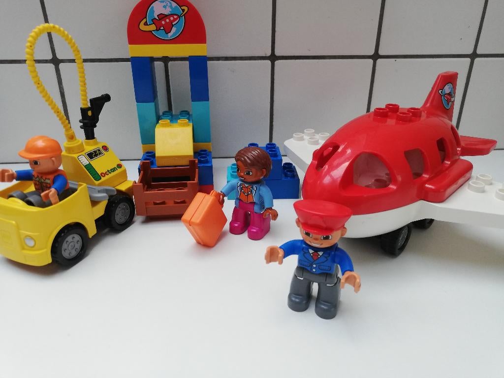 duplo 10590 luchthaven, Ophalen of Verzenden, Complete set, Duplo
