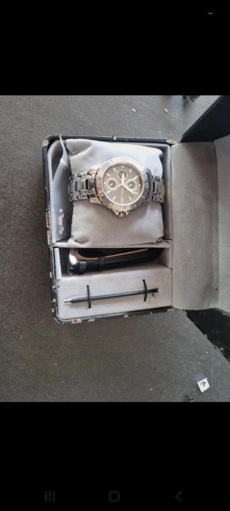 Rodania horloge, Bijoux, Sacs & Beauté, Montres | Hommes, Utilisé, Montre-bracelet, Autres marques, Acier, Acier, Enlèvement ou Envoi
