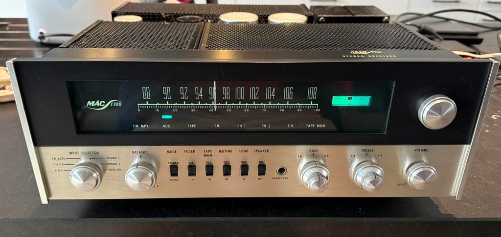 McIntosh MA1700, Audio, Tv en Foto, Versterkers en Ontvangers, Gebruikt, Stereo, Minder dan 60 watt, Overige merken, Ophalen