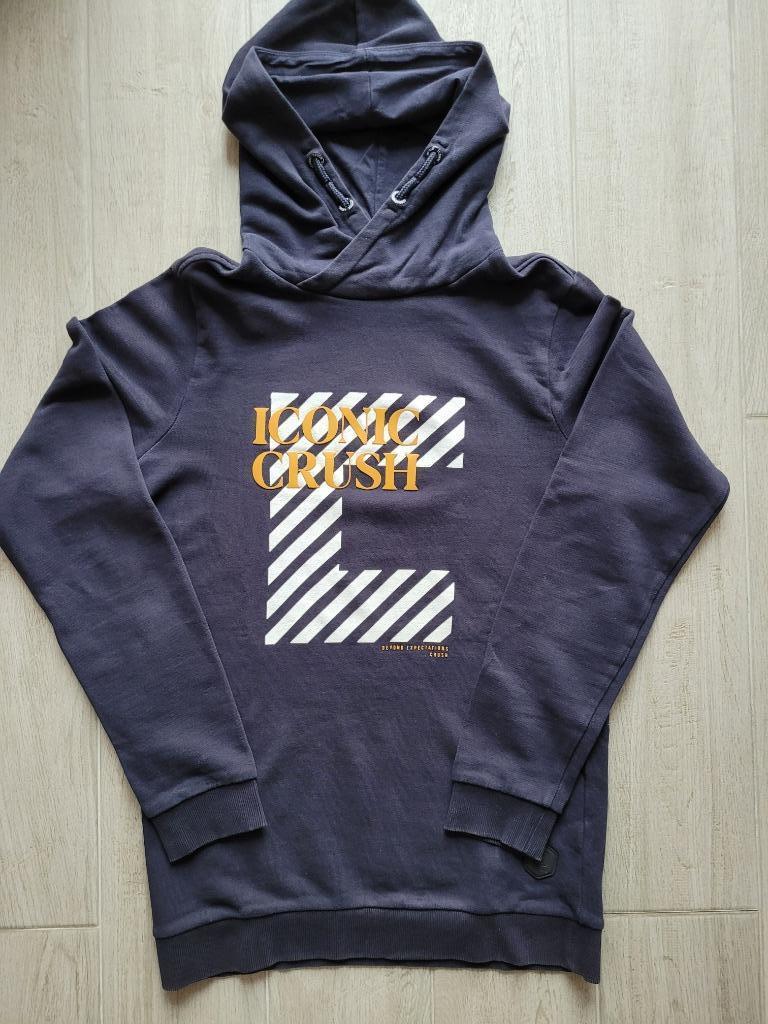 Donkerblauwe hoodie - Iconic Crush - maat 176, Iconic Crush, Trui of Vest, Ophalen of Verzenden, Zo goed als nieuw