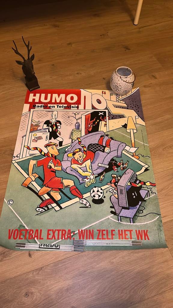 Ever Meulen affiche Humo Rode Duivels 1994, Enlèvement ou Envoi, Comme neuf