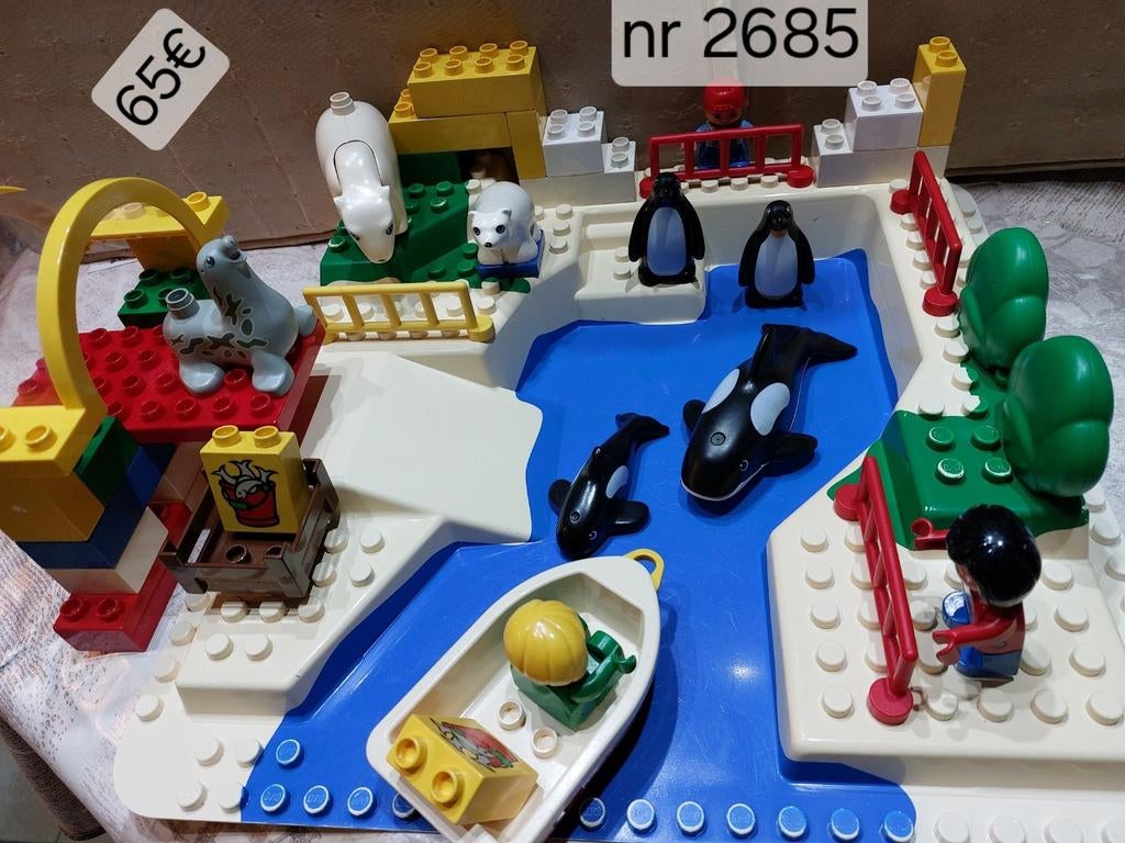 Lego duplo Waterpark set nr 2685, Kinderen en Baby's, Ophalen of Verzenden, Zo goed als nieuw, Duplo