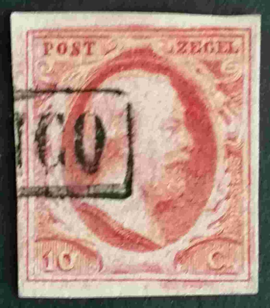 NEDERLAND - nr. 2n plaat VIII, Envoi, Jusqu'à 1940, Affranchi