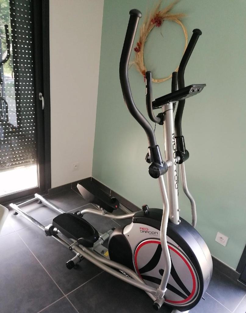 vélo elliptique pliable MoovYoo Red Dragon Comme neuve, Aluminium, Comme neuf, Enlèvement, Vélo elliptique