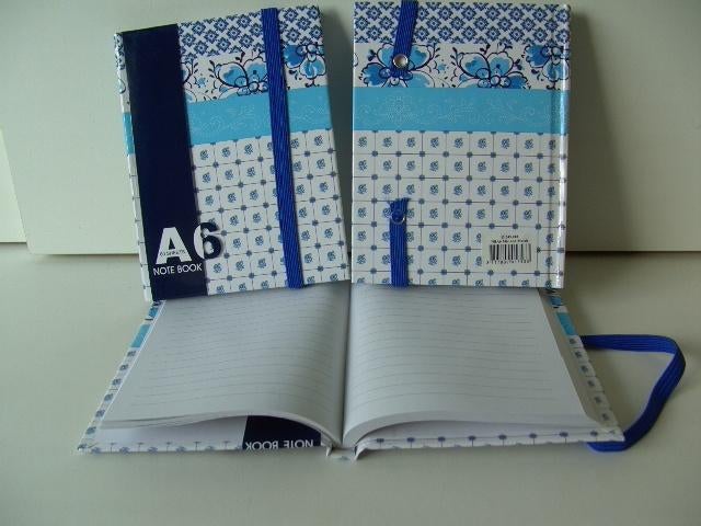 NOTITIEBOEKJES A6 OUD HOLLANDS BLAUW Pakket 6 stuks Nieuw, Divers, Cahiers de notes, Enlèvement ou Envoi, Neuf, A6