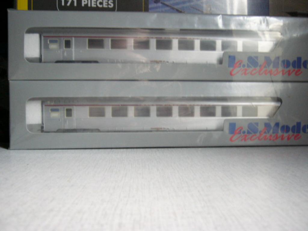LS MODELS 43001set de 2 voitures mistral 69 A8TU sncb ho dc, Neuf, Autres marques, Enlèvement ou Envoi, Wagon