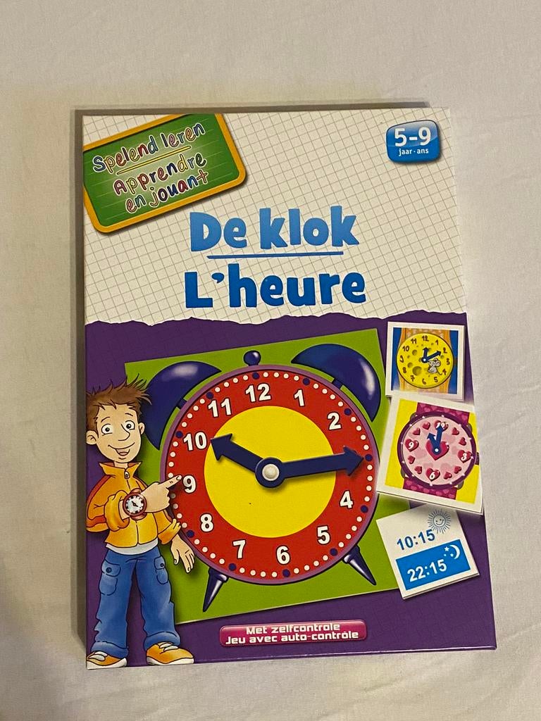 De klok leren lezen, Kinderen en Baby's, Speelgoed | Educatief en Creatief, Ophalen of Verzenden