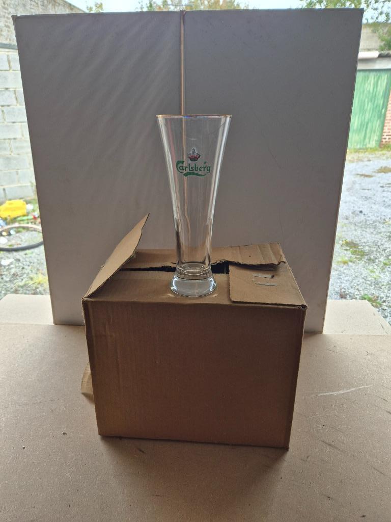 Verre Carlsberg (modèle 9), Collections, Enlèvement ou Envoi, Utilisé, Verre ou Verres, Autres marques