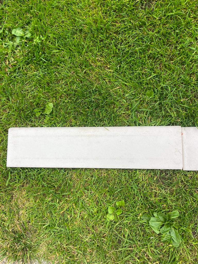 Plinthes blanches, 4,62 mètres linéaires encore, Enlèvement, Neuf, Plinthes