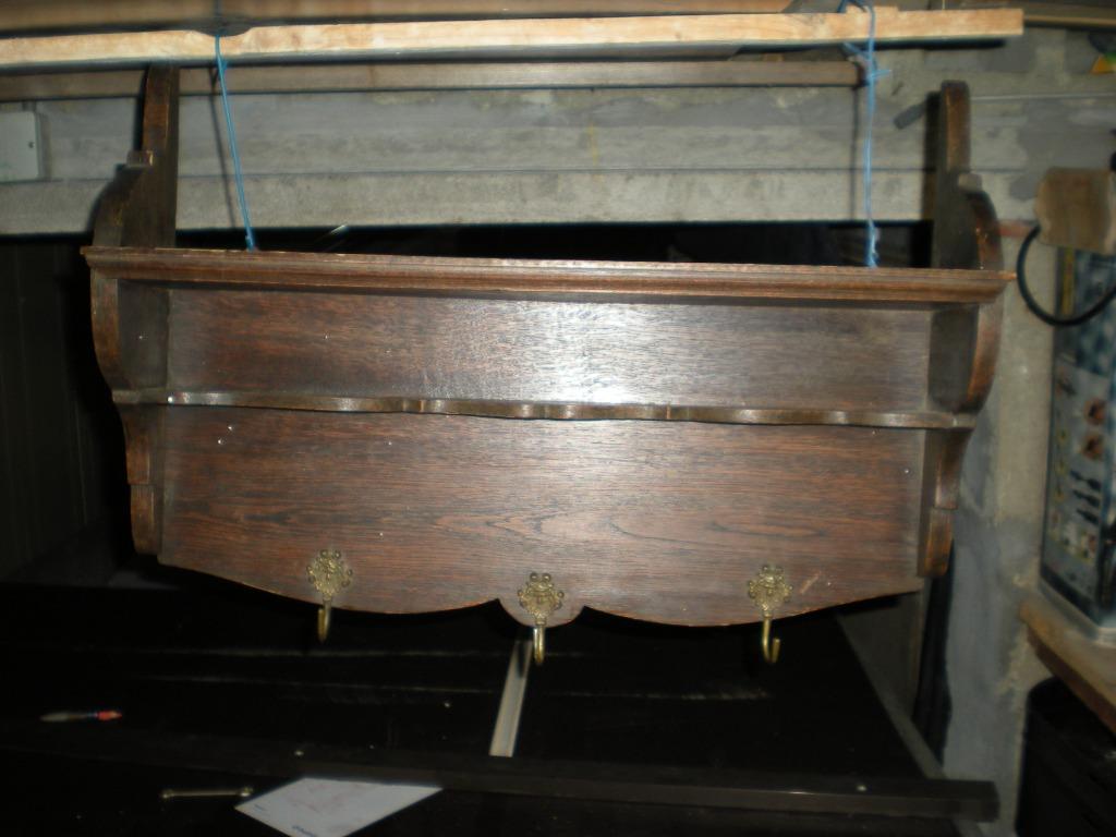 Oude kapstok, Huis en Inrichting, Woonaccessoires | Kapstokken, Wandkapstok, Gebruikt, Ophalen of Verzenden, Minder dan 100 cm