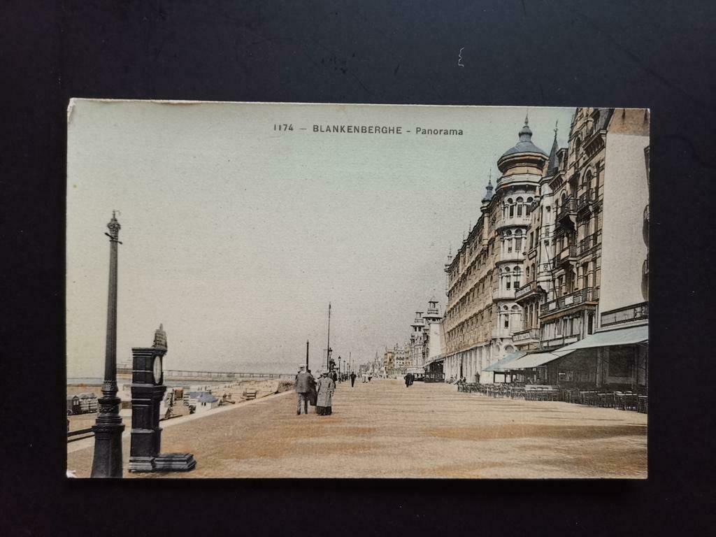 Blankenbergse dijk en pier rond 1900, Verzamelen, Ophalen of Verzenden, Voor 1920, Ongelopen, West-Vlaanderen
