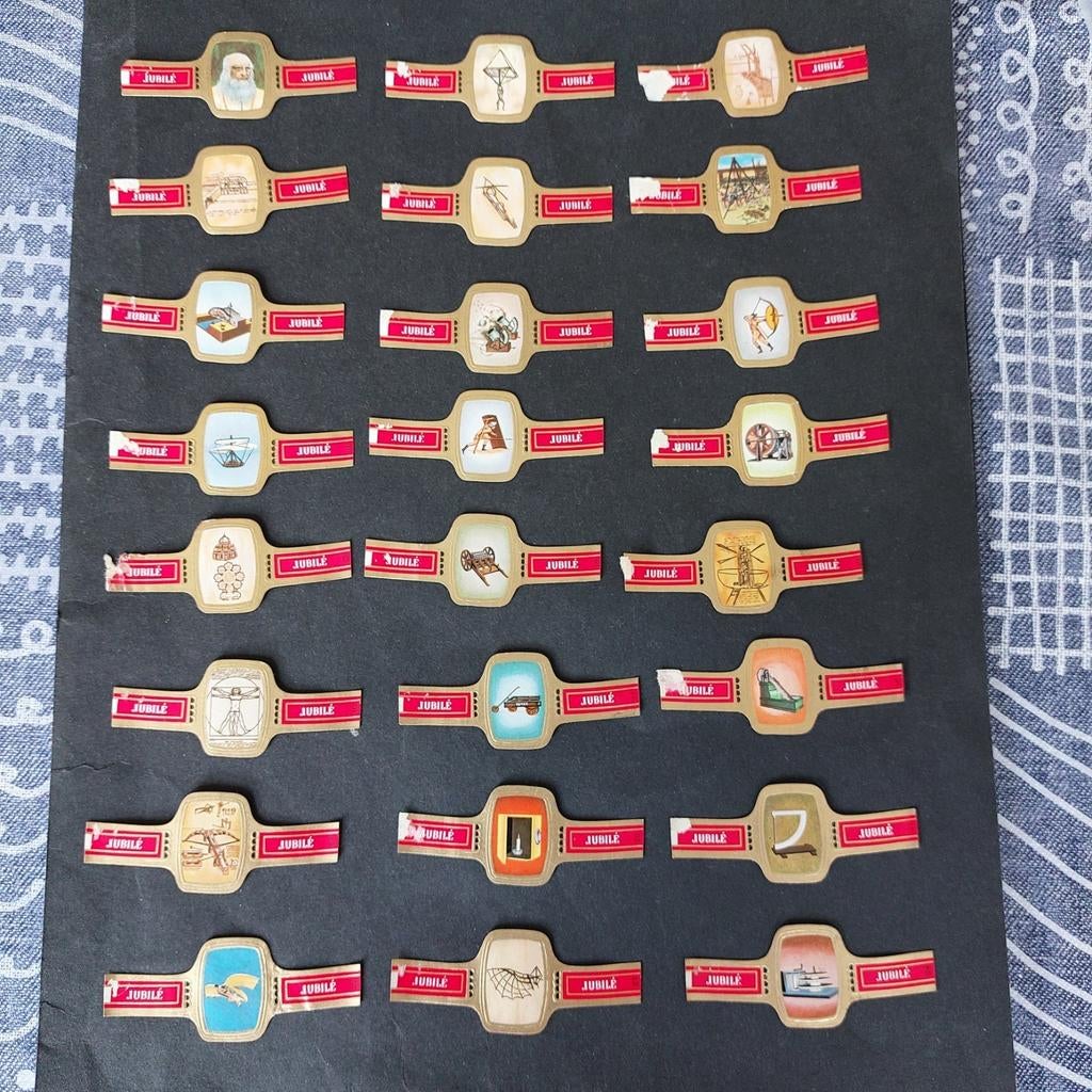 Komplete reeks sigarenbandjes Jubilé, Verzamelen, Ophalen of Verzenden