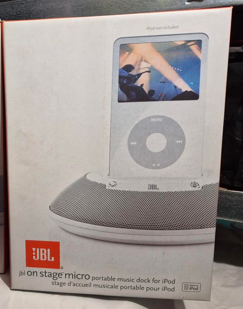 JBL On Stage II blanc pour Apple iPod,PC, TV, Hi-fi & Vidéo, Lecteurs Mp3 | Apple iPod, Enlèvement ou Envoi, Mini