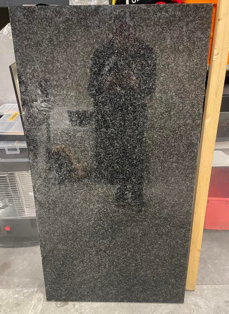 Granieten keukenblad, Huis en Inrichting, Ophalen, Zo goed als nieuw