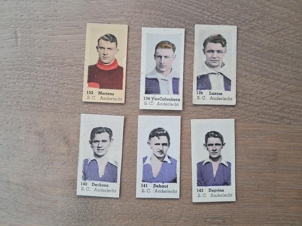 Chromos Anderlecht jaren 30, Ophalen of Verzenden, Gebruikt, Spelerskaart