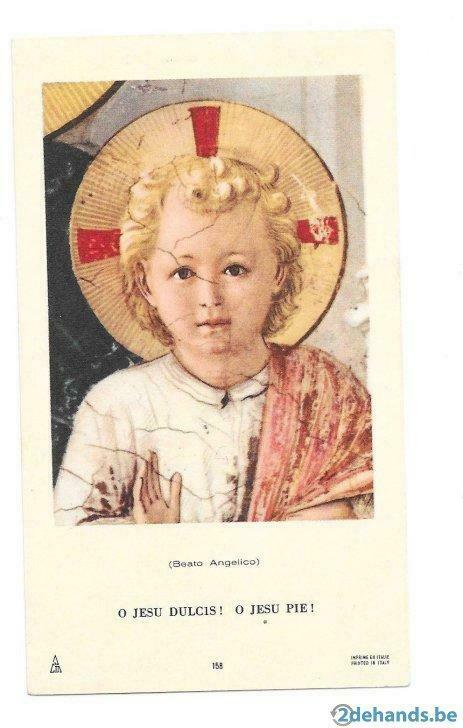 Heilige Communie 1953 prentje, Verzamelen, Ophalen of Verzenden, Gebruikt, Prent