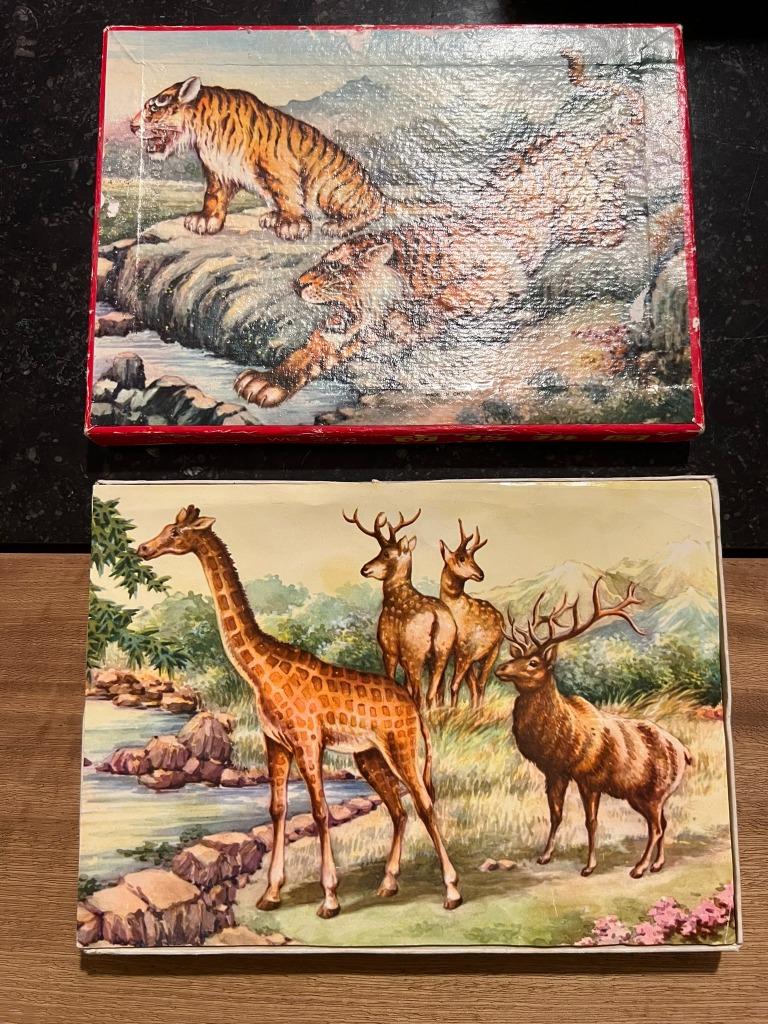 Vintage Chinese puzzel, Picture Puzzle *jaren '60* volledig, Antiek en Kunst, Ophalen of Verzenden