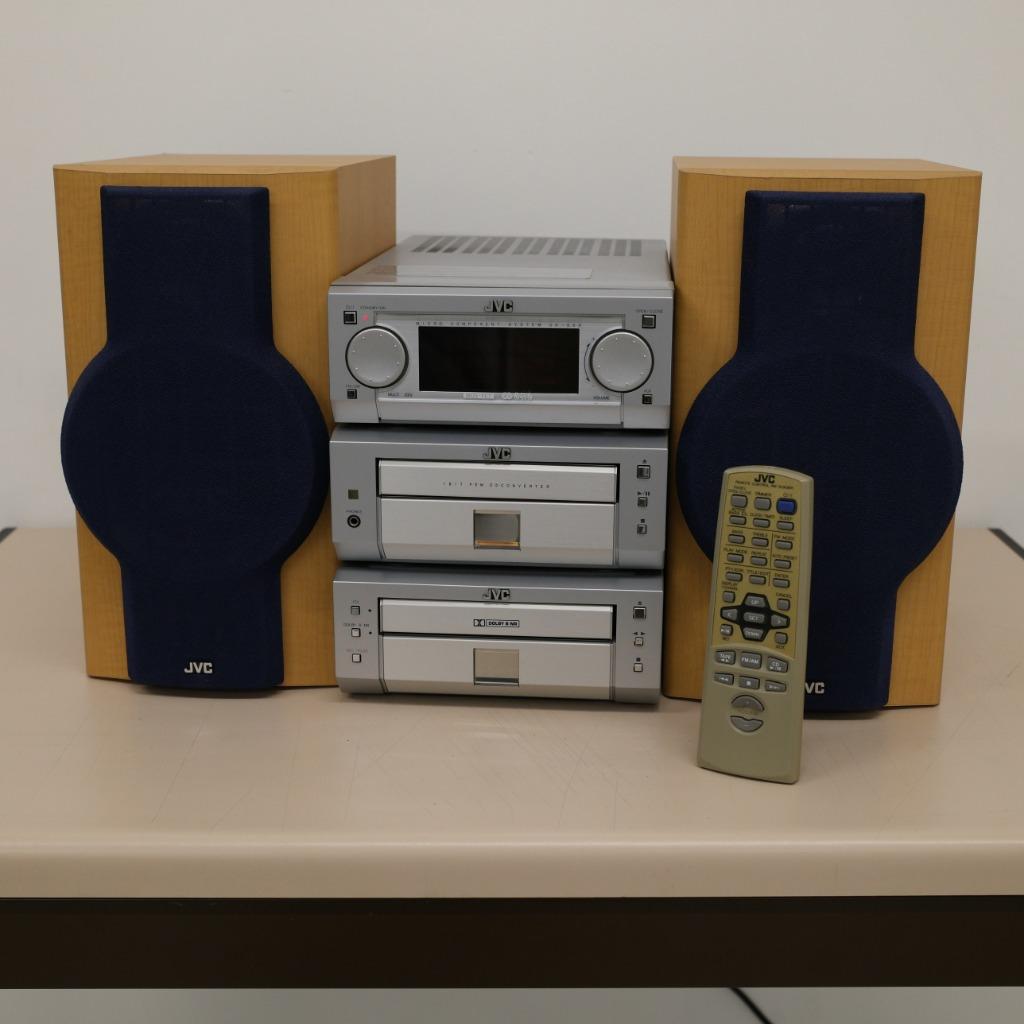 Configuration audio JVC UX-G6R avec haut-parleurs, Haut-parleurs, JVC, Enlèvement, Utilisé