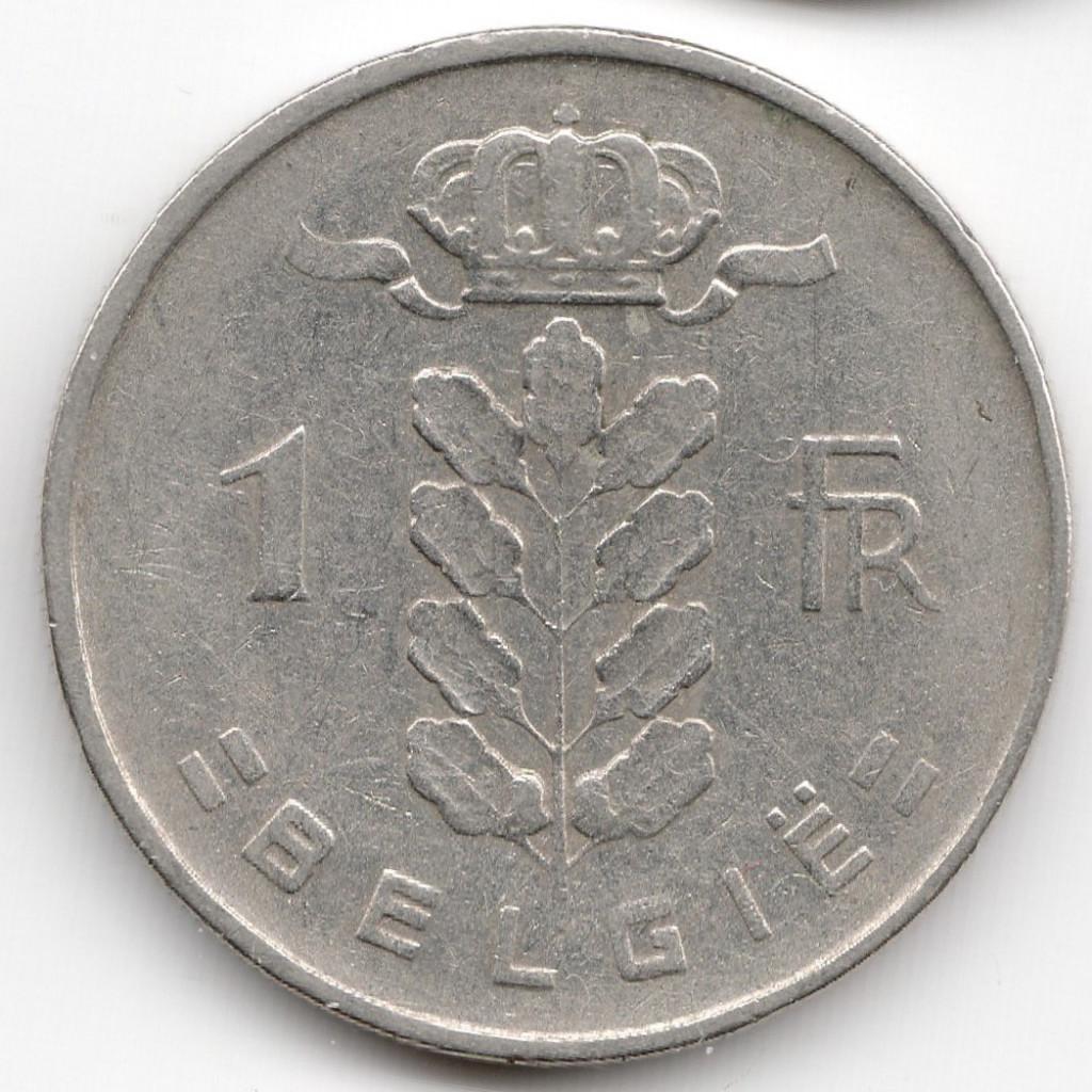 België : 1 Frank 1955 Nederlands  Morin 602  Ref 13495, Postzegels en Munten, Ophalen of Verzenden, Metaal, Losse munt