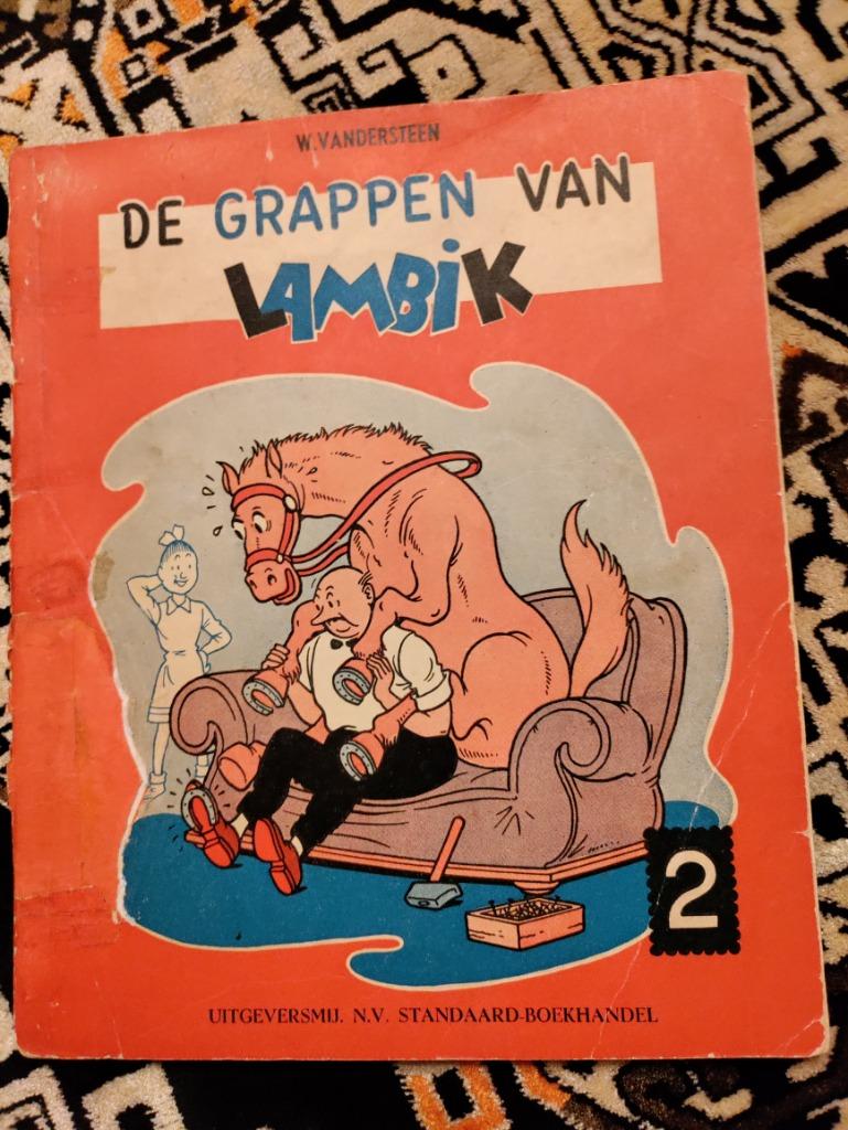 3 Albums 1ste reeks Grappen van Lambik van Willy Vandersteen, Plusieurs BD, Enlèvement ou Envoi, Willy Vandersteen, Utilisé