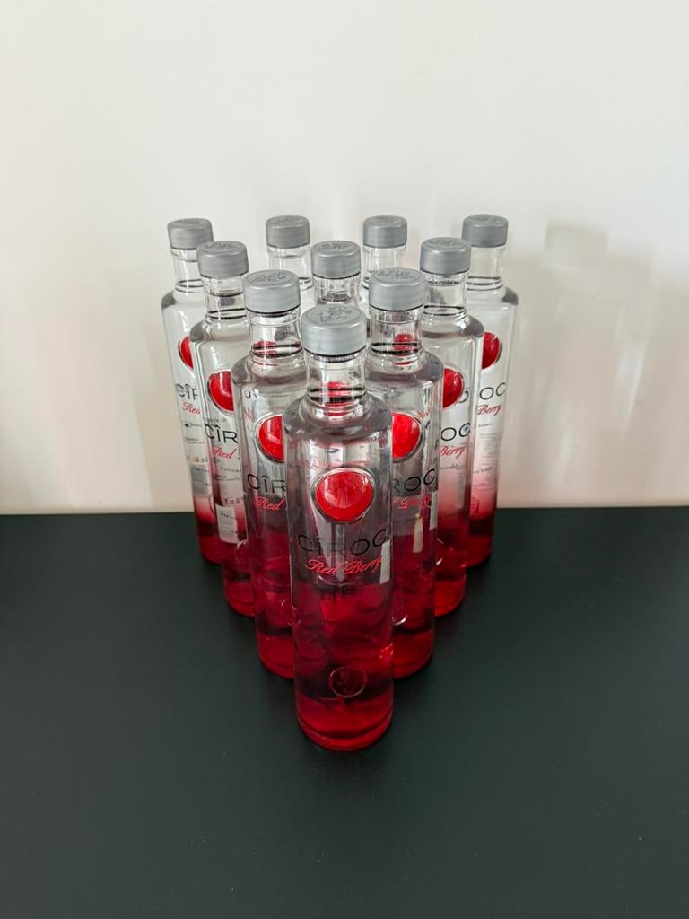 10 lege flessen Ciroc 70cl, Ophalen of Verzenden