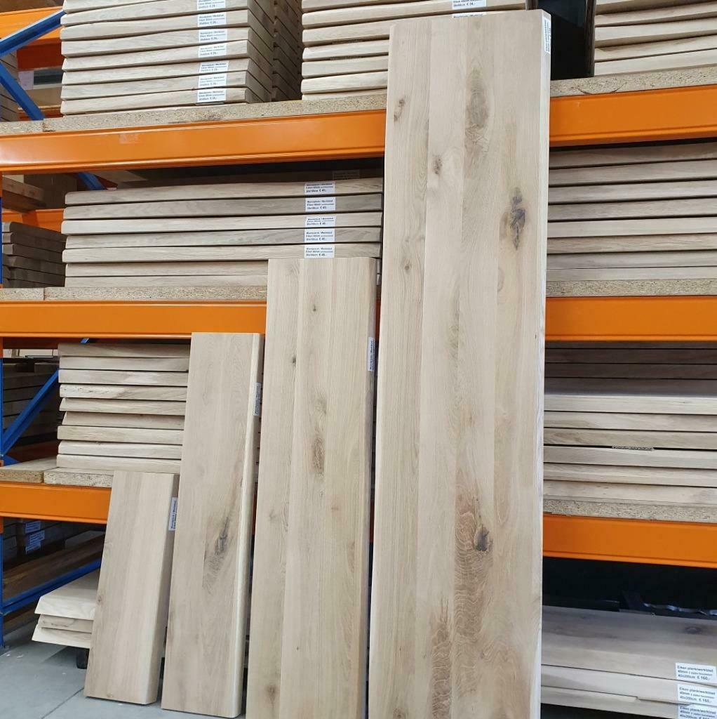 Eikenhout | wandplank | eiken plank | 40mm | werkblad | boom, Ophalen, Nieuw, Eiken, Plank