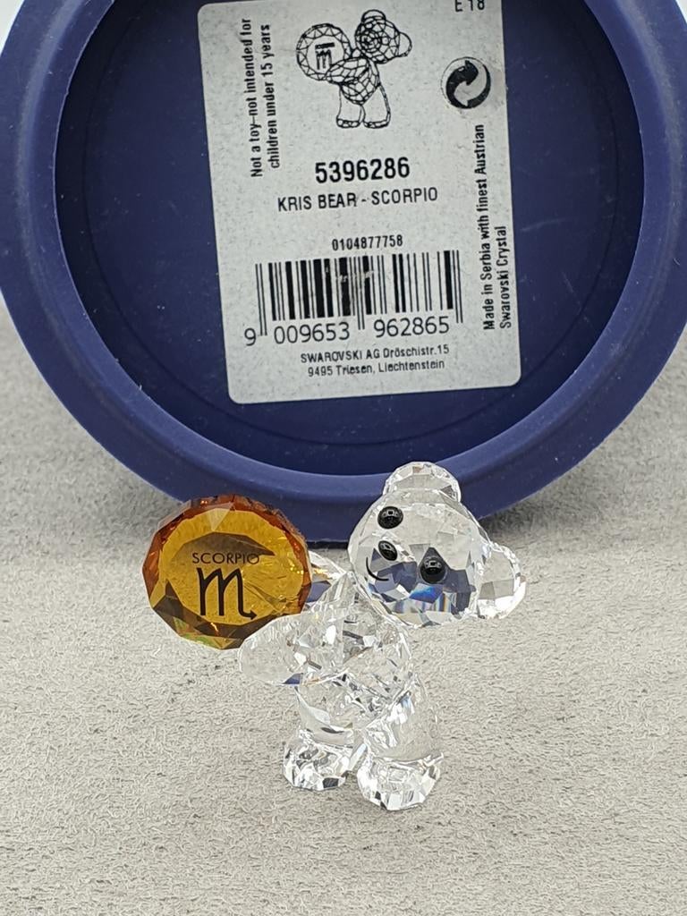 Swarovski Kris beer: Schorpioen 5396286., Verzamelen, Swarovski, Ophalen of Verzenden, Zo goed als nieuw