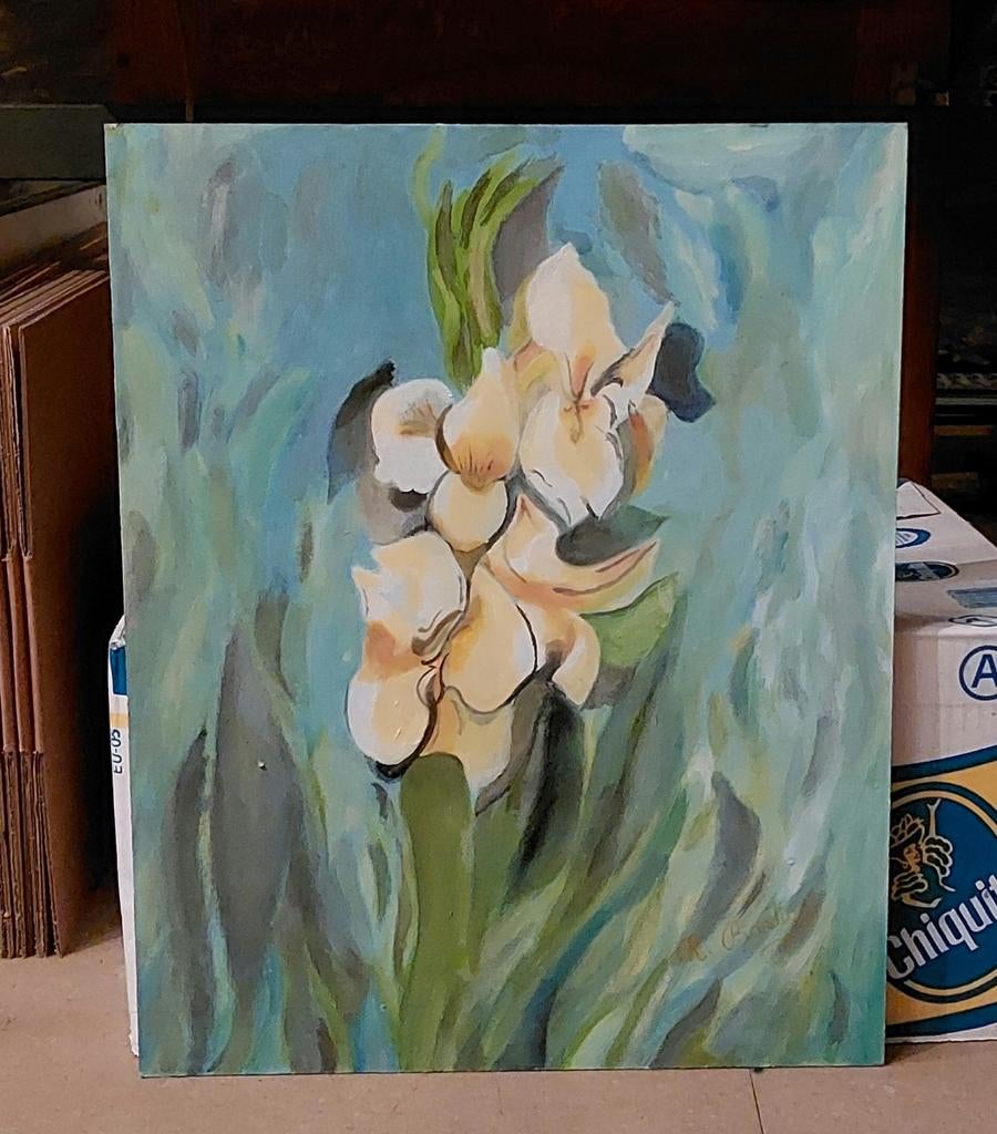 Schilderij ´Bloemen´ afmetingen 40cm x 50cm, Ophalen
