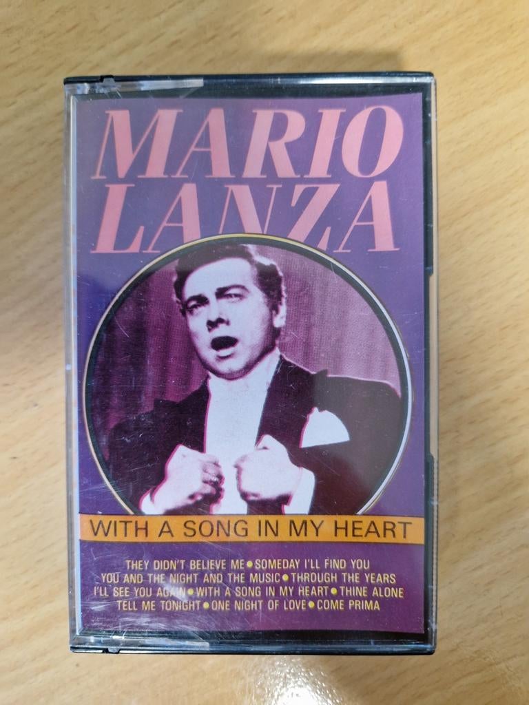 Mario Lanza with a song in my heart, Cd's en Dvd's, Ophalen of Verzenden, Zo goed als nieuw