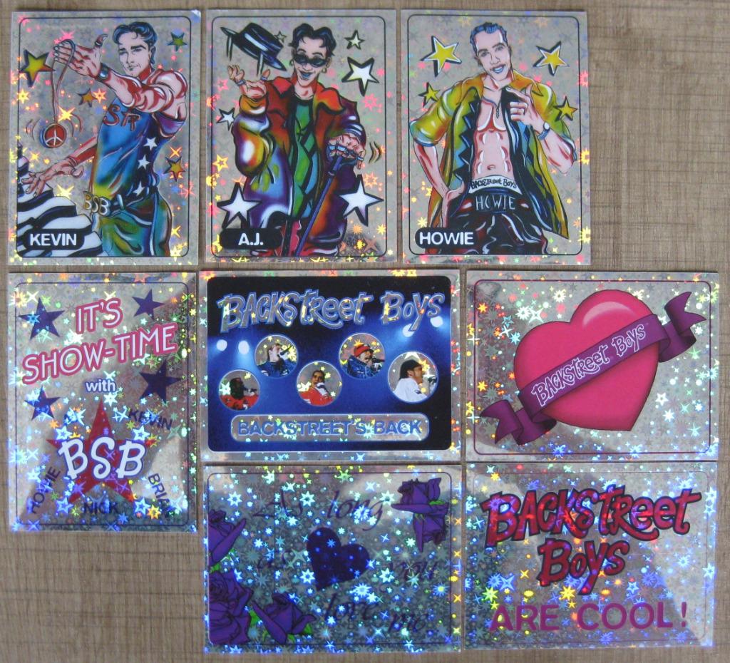 9 stickers Backstreet Boys - Forever (1997), Verzamelen, Ophalen of Verzenden, Zo goed als nieuw, Overige typen