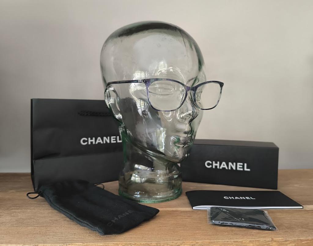 Chanel Retrozen line 3281 c.1490, Ophalen, Blauw, Bril