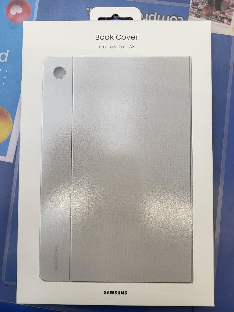 Book cover Samsung Galaxy TAB A8 Officiel, Neuf, Enlèvement ou Envoi, Galaxy TAB A8, Protection faces avant et arrière