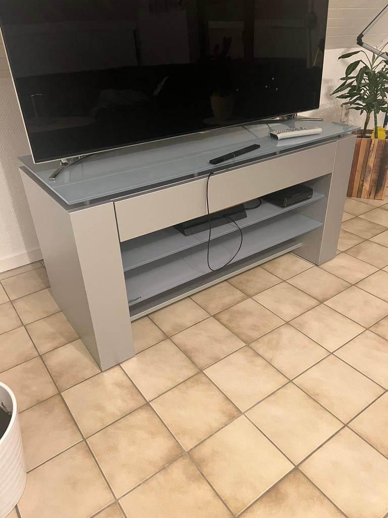 Tv kast vogel’s, Huis en Inrichting, Kasten |Televisiemeubels, Ophalen, Gebruikt, Glas, 150 tot 200 cm