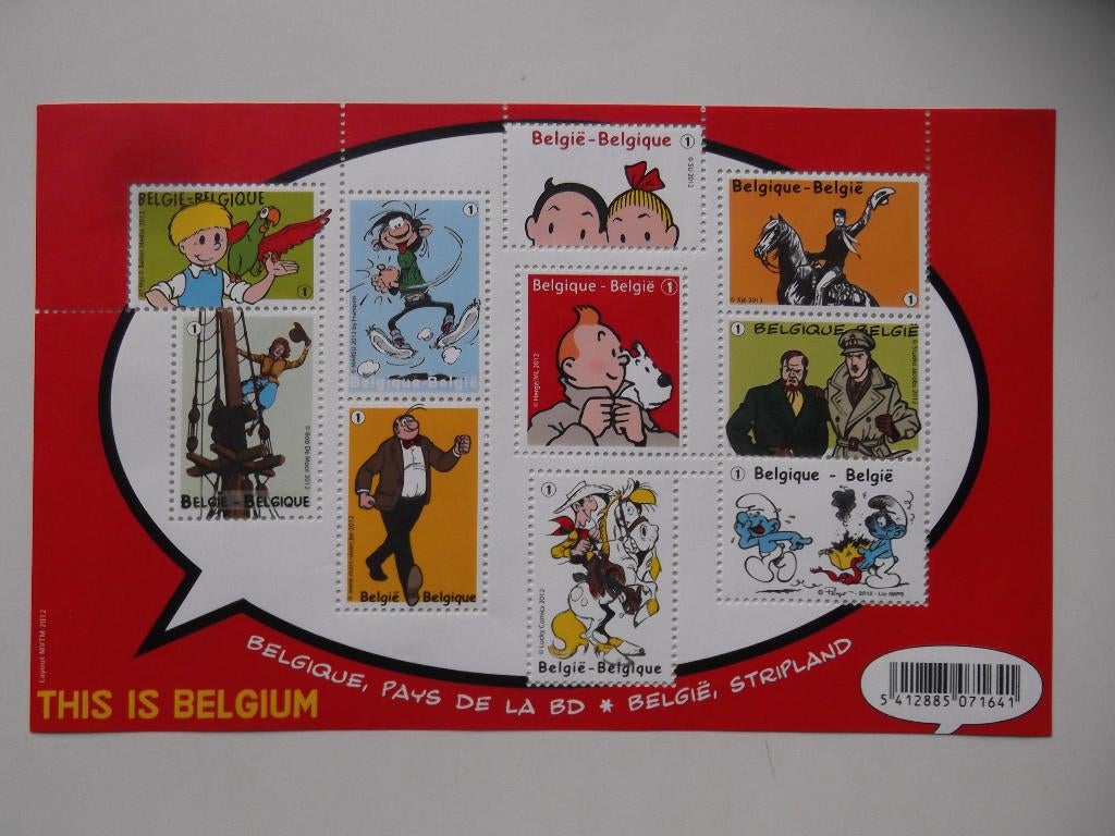 BL201 Belgique, pays de BD - België, stripland MNH, Enlèvement ou Envoi, Non oblitéré, Timbre-poste