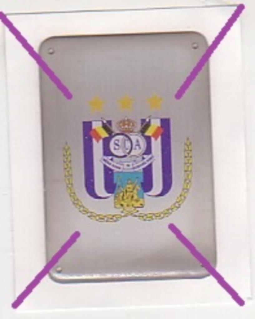 Panini / RSC Anderlecht / Sticker voor GSM, Verzamelen, Verzenden, Nieuw, Poster, Plaatje of Sticker