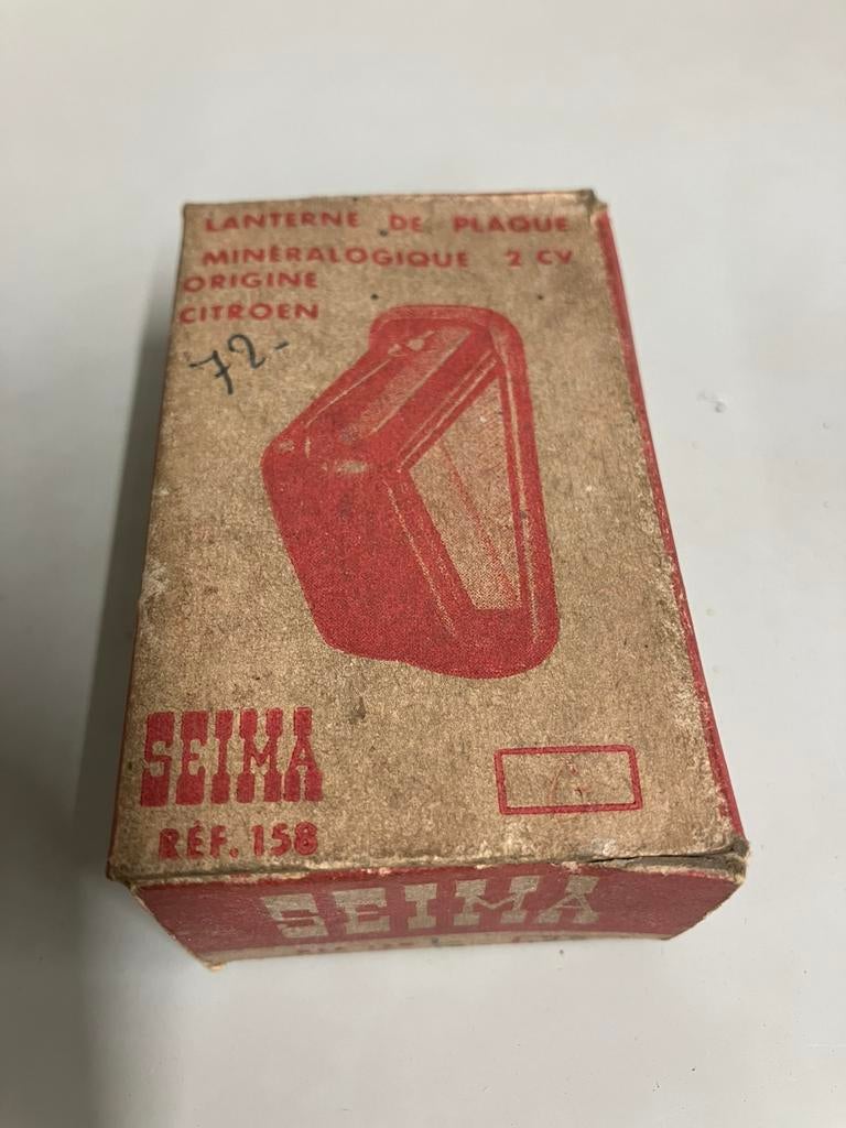 Éclairage de plaque d'immatriculation « Seima » 2 CV, Enlèvement, Neuf