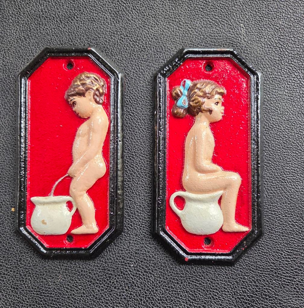 Panneaux de Toilette Homme/Femme, Enlèvement ou Envoi, Comme neuf