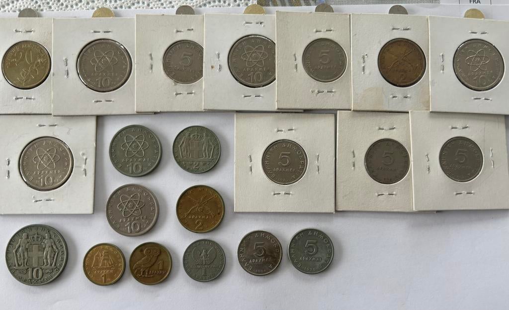 21 Griekse munten, Postzegels en Munten, Ophalen of Verzenden, Losse munt