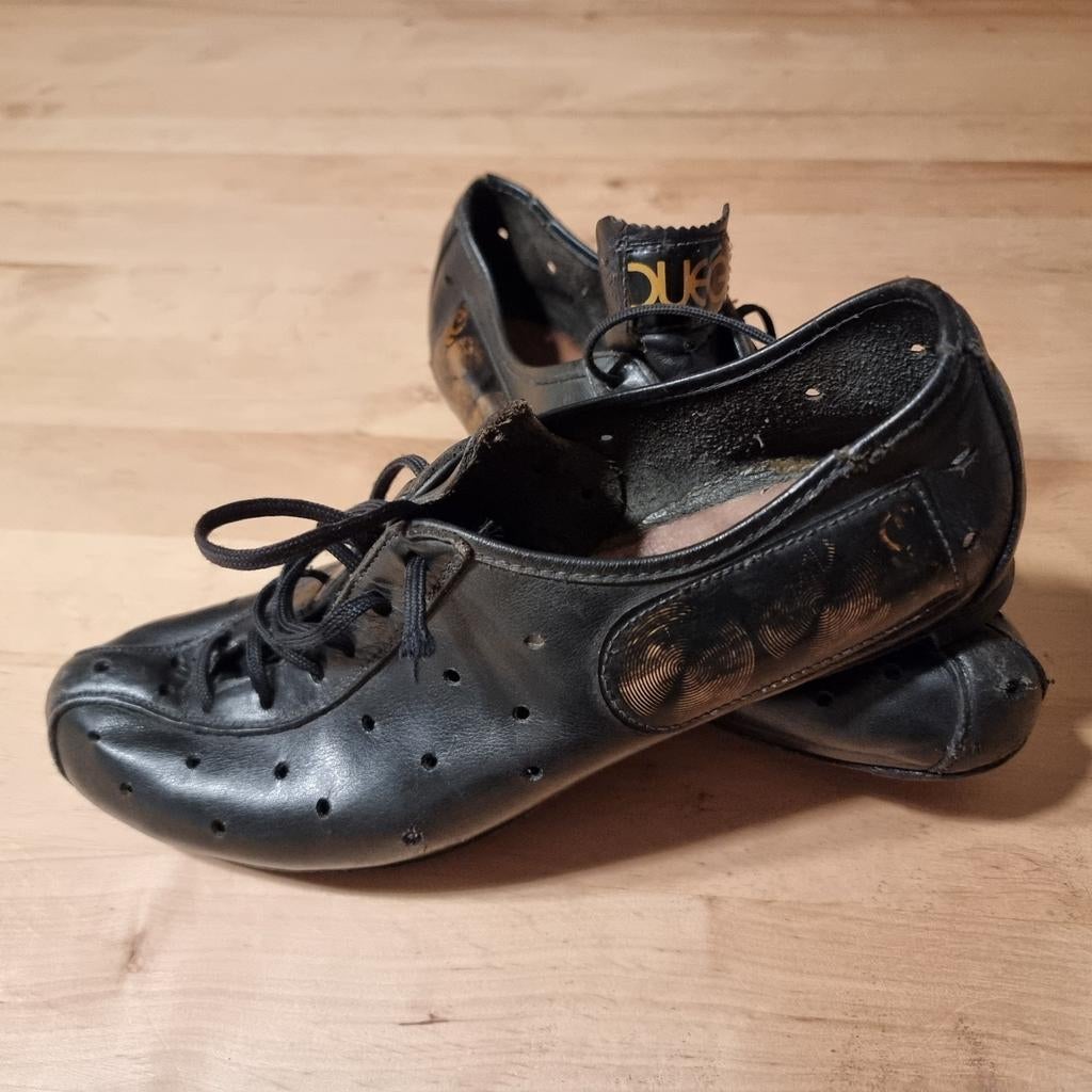 Vintage wielerschoenen Duegi - jaren 70. Maat 41., Ophalen of Verzenden, Gebruikt