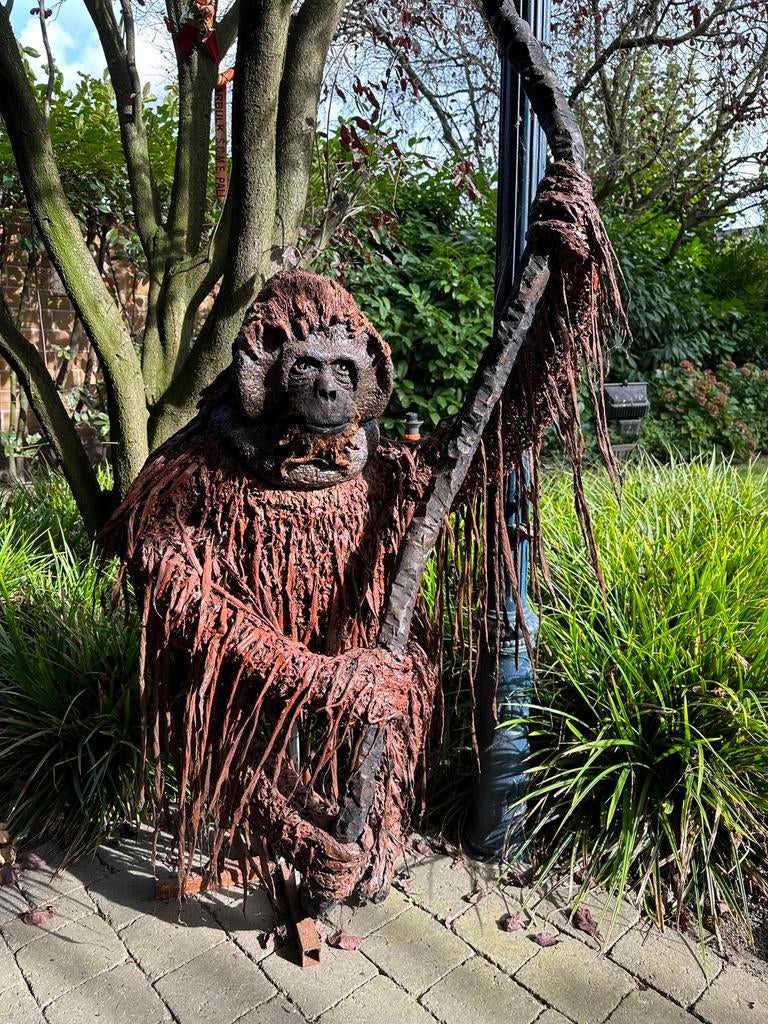 Hand gemaakte Oerang Oetang, Antiek en Kunst, Kunst | Beelden en Houtsnijwerken, Ophalen
