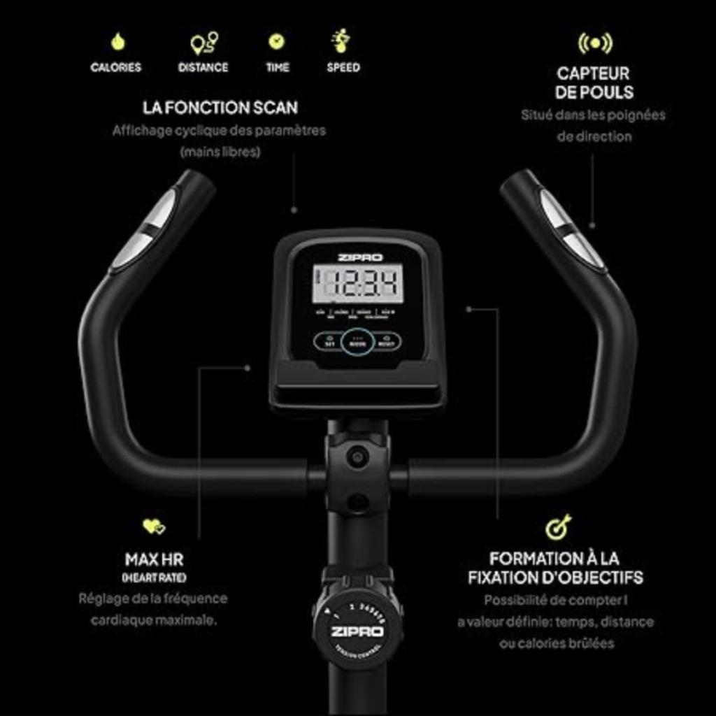 Vélo d'exercice ZIPRO One S LIVRAISON RAPIDE ET GRATUITE, Envoi, Neuf, Vélo d'appartement