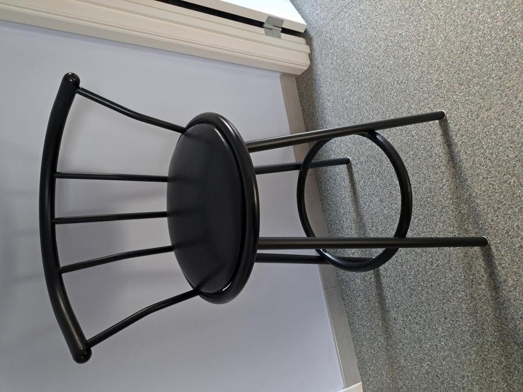 Tabouret/chaise de bar noirs., Enlèvement, Utilisé