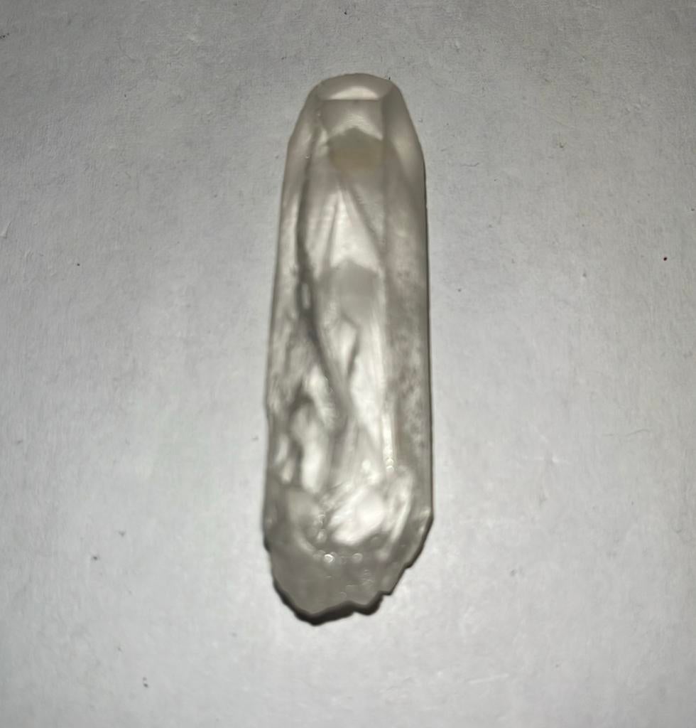 Bergkristal punt - 17,5gram - 57mm x 16mm, Ophalen of Verzenden, Mineraal