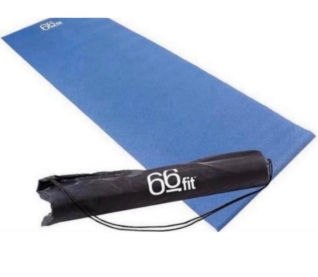 Tapis de yoga 66FIT 173x60 cm l'aérobic le pilates gym + sac, Enlèvement ou Envoi, Neuf, Tapis de yoga