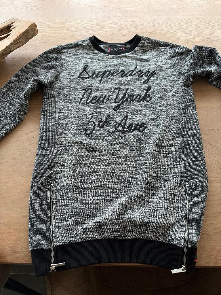 Pull Superdry XS, Neuf, Gris, Enlèvement ou Envoi, Superdry