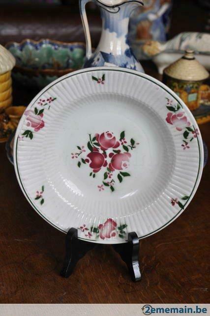assiette wasmuel aux fleurs