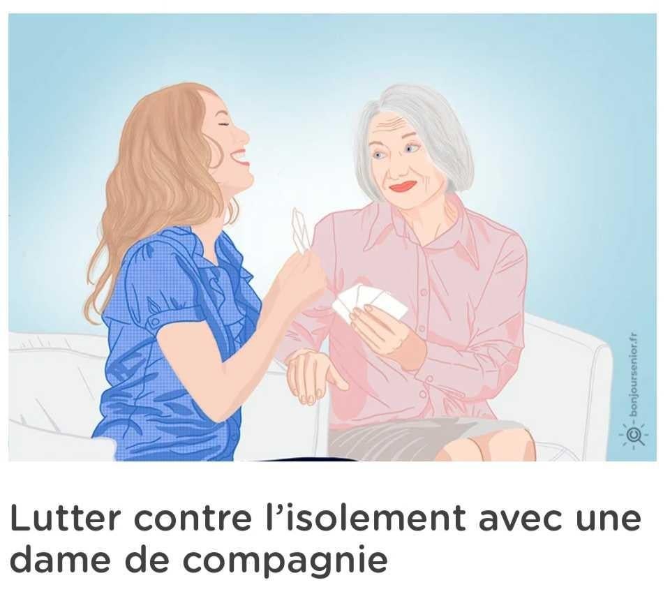 Dame de compagnie pour personne âgée, Offres d'emploi