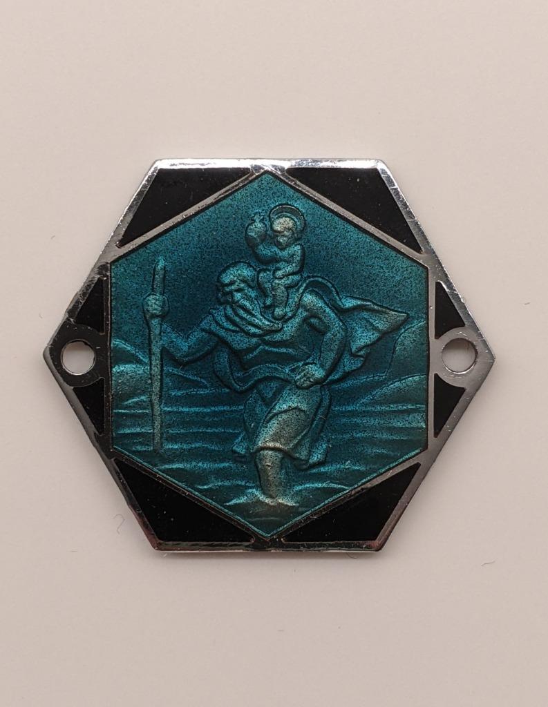 Auto dashboard plaquette van H. Christoffel, Antiek en Kunst, Ophalen of Verzenden