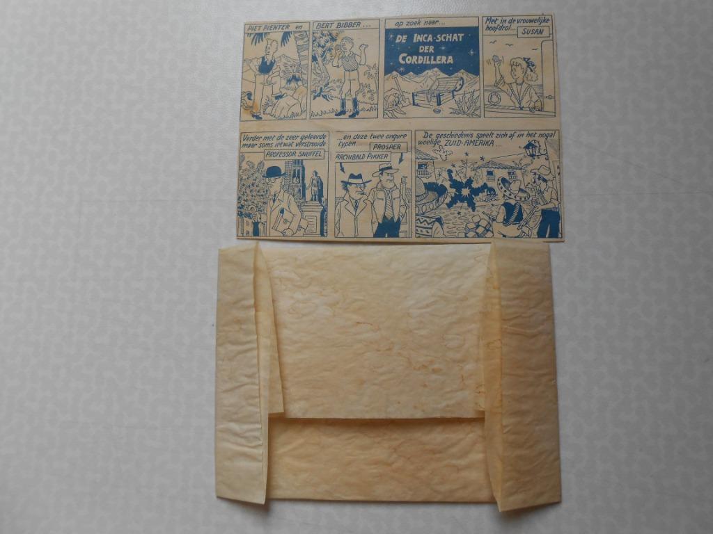 Piet pienter Promotie/geschenkkaart : De Inca-schat der Cord, Eén stripboek, Ophalen of Verzenden, Zo goed als nieuw, POM